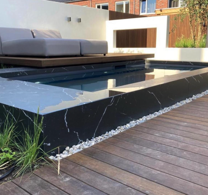 Afbeelding 2 U-profiel zwembadrandsteen