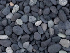 Beach pebbles zwart 5/8mm