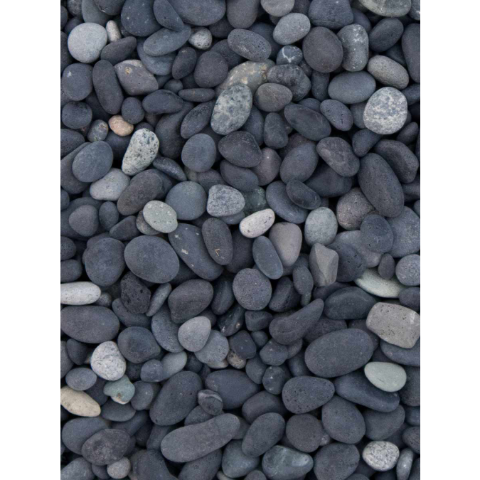 Afbeelding 1 Beach pebbles zwart 5/8mm