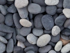 Beach pebbles zwart 8/16mm