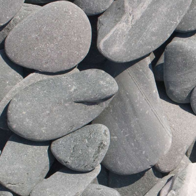 Afbeelding 3 Flat pebbles Groen 30/60mm