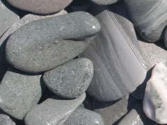 Flat pebbles Groen 30/60mm