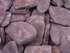 Flat pebbles Paars 30/60mm