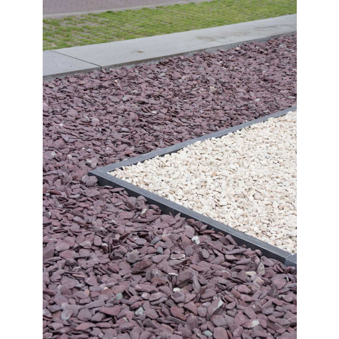 Afbeelding 2 Flat pebbles Paars 30/60mm