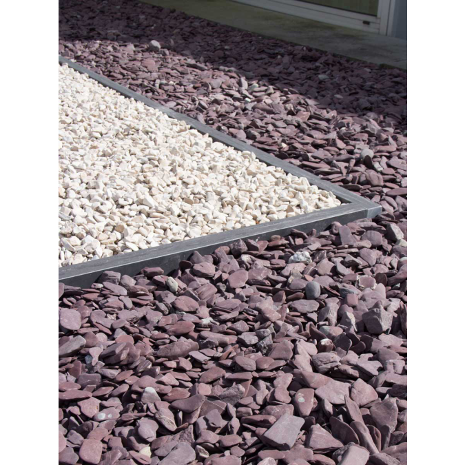 Afbeelding 3 Flat pebbles Paars 30/60mm