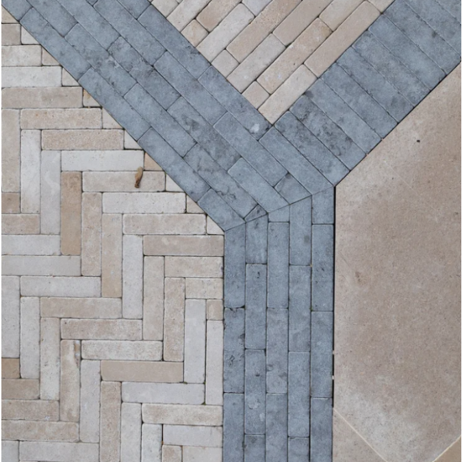 Afbeelding 2 Zahra Beige Stackers Etched