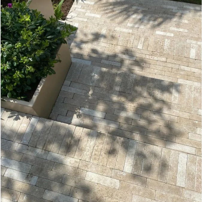 Afbeelding 3 Zahra Beige Stackers Etched