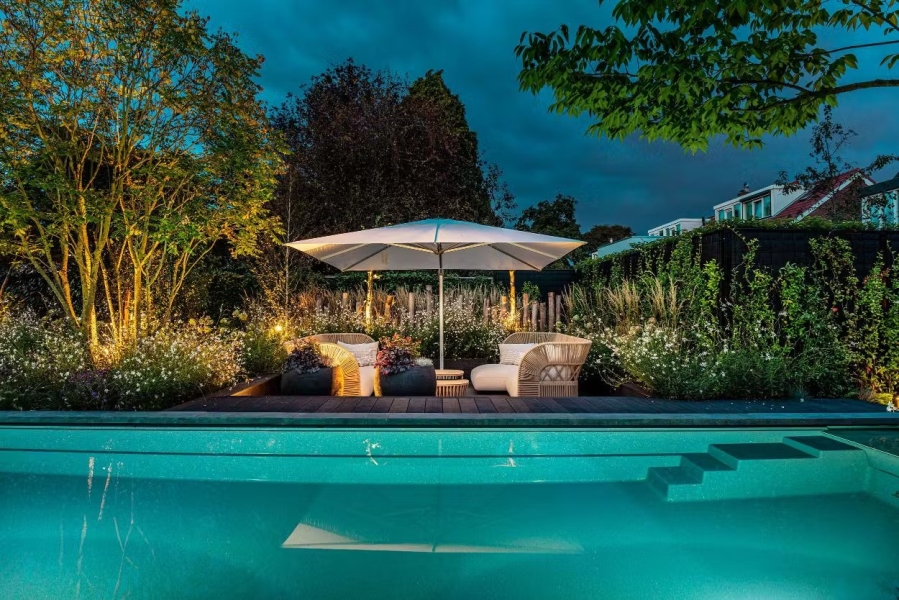 Afbeelding Luxe welness tuin