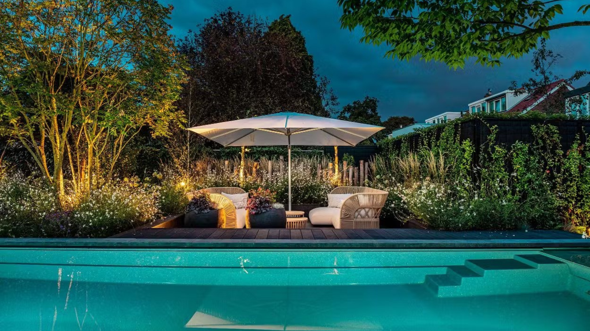 Luxe welness tuin