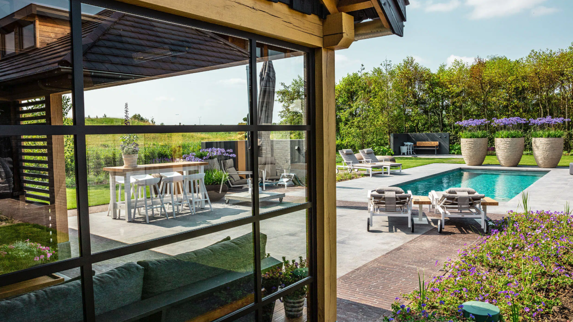 Wellness in eigen tuin