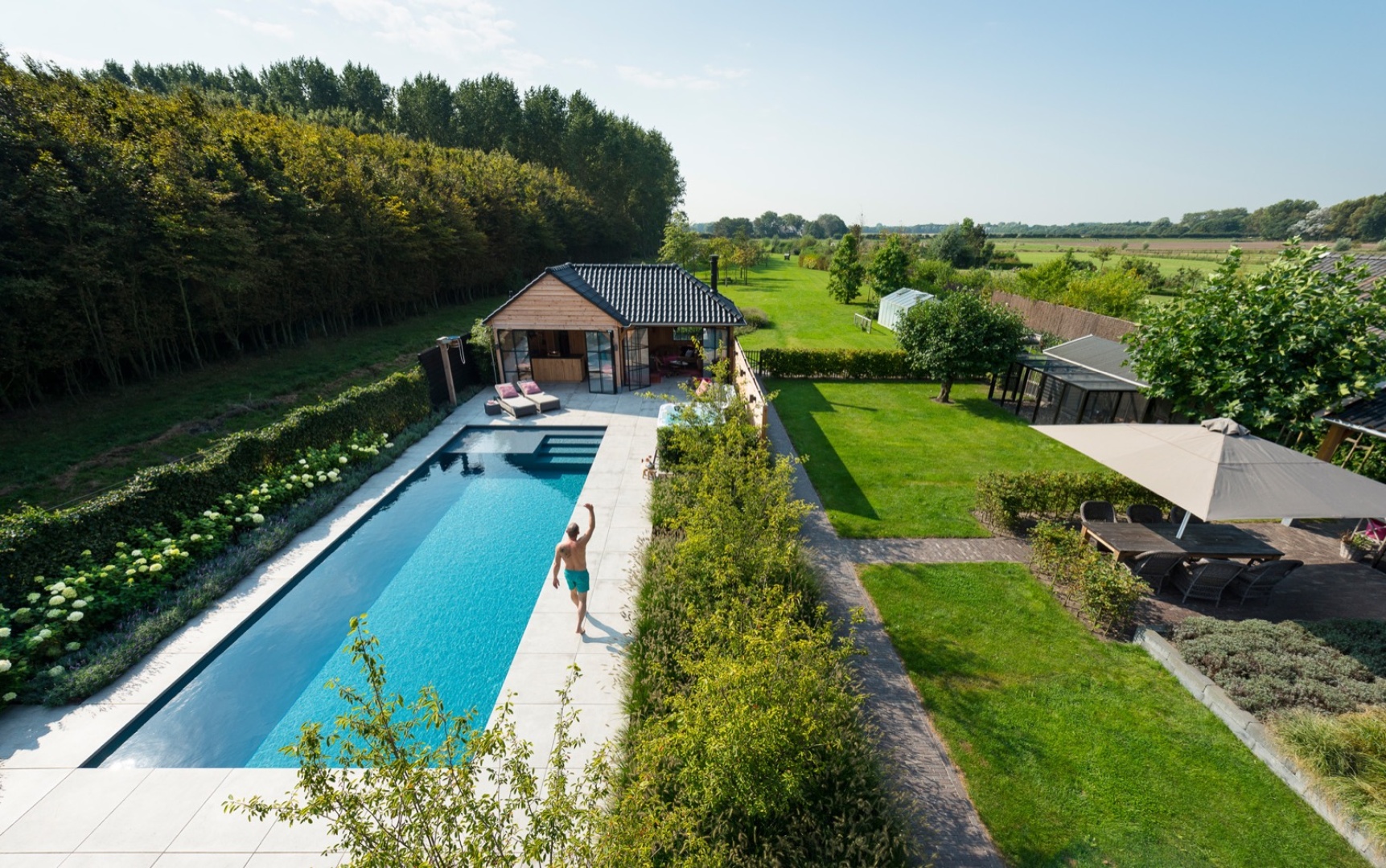 Afbeelding Welness tuin met poolhouse 0